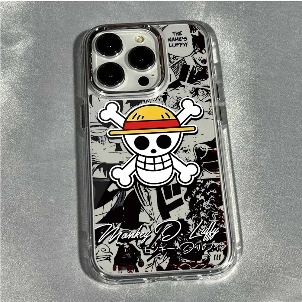 Anime Cool Logo Phone Case - Transparent Soft TPU Cover with Creative Design