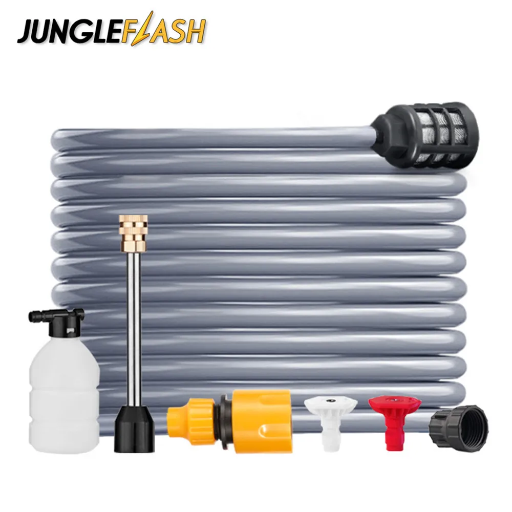 JUNGLEFLASH High Pressure Car Wash Washer Portable Wireless Lithium