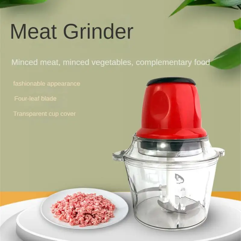 Food Mixing Shredder Food Grade Pc Garlic Vegetable Electric Minced Meat Minced Household Food Processor Meat Slicer Machine 2l 4