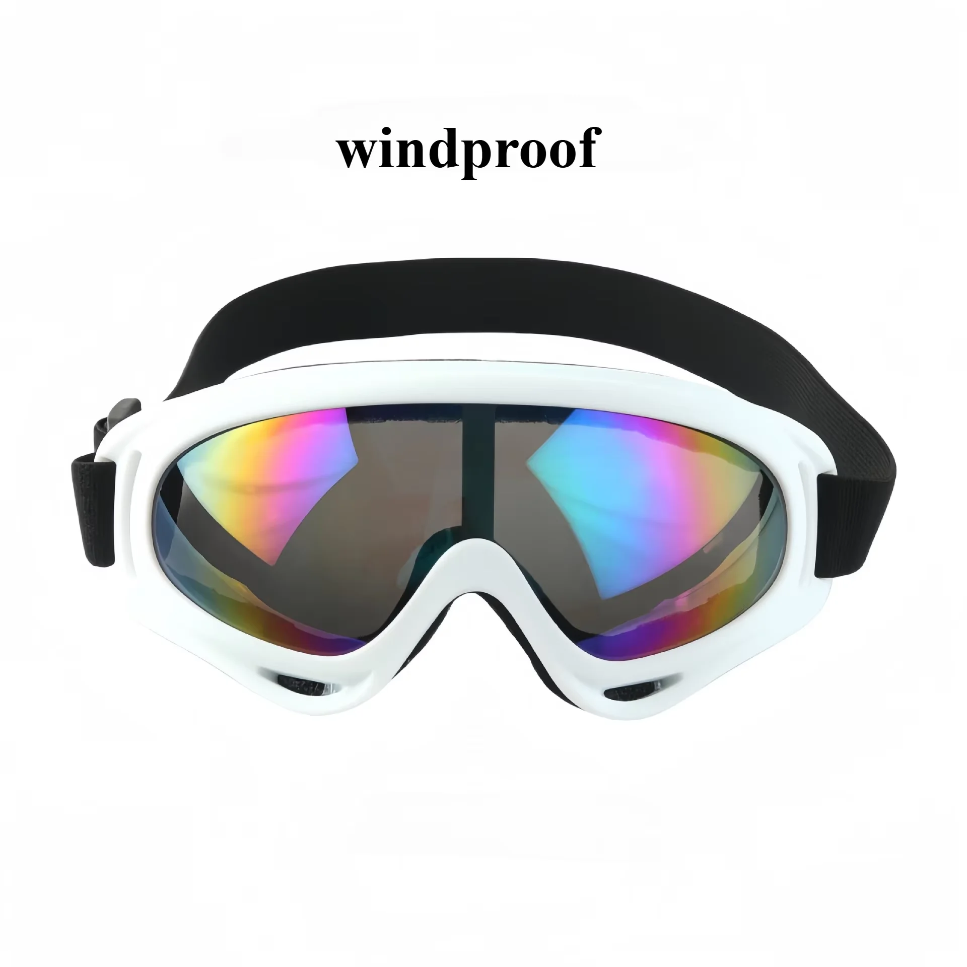 Skibrille, polarisierte, doppellagige, beschlagfreie Schneebrille mit UV400-Schutz, Sonnenbrille mit großem Gläsendesign zum Skifahren