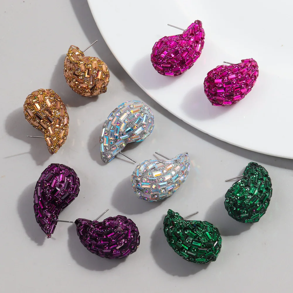 Orecchini A Goccia Grandi In Cristallo Cubic Zirconia, Rame Placcato Oro, Pendenti A Goccia D'acqua, Gioielli Donna Ipoallergenici, Misura 25x14 Mm, Peso 7,5g