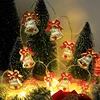 Christmas LED Light String Santa Claus Elk Snowman Xmas Ornament String Light Christmas Decorations 2023 New Year Navidad Gift 5