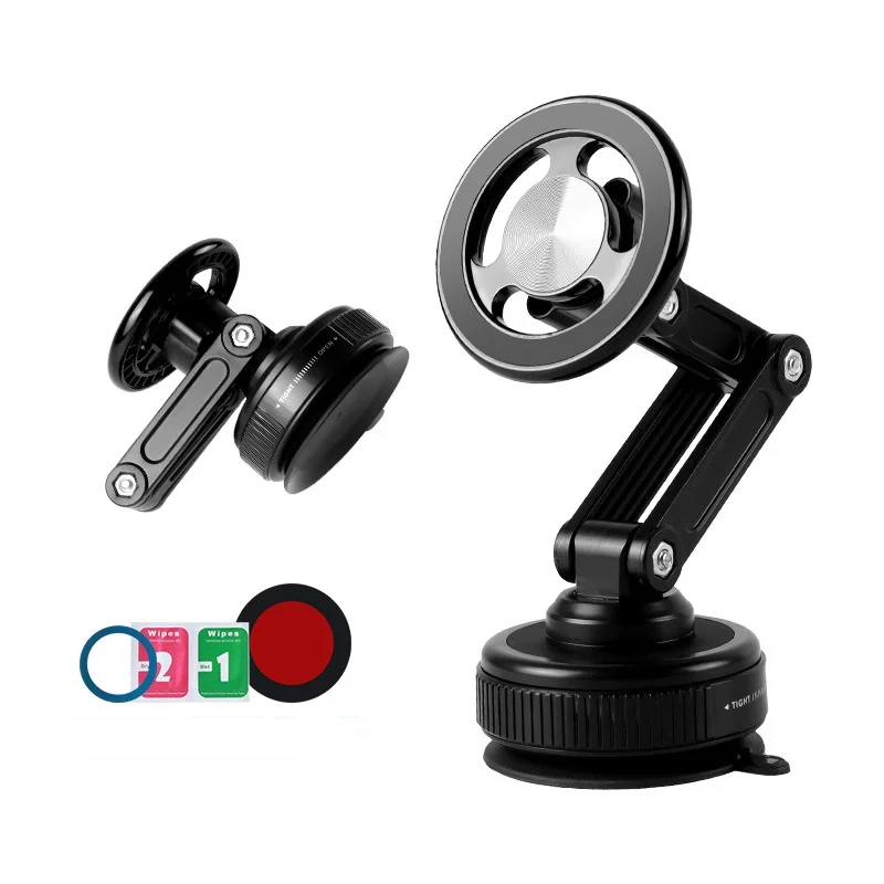 Universal Foldable 360° Magnetic Phone Holder with Suction Cup