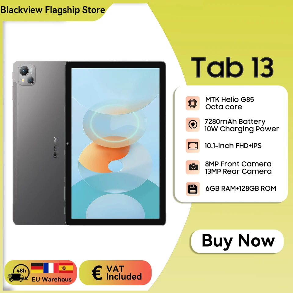 【美品】Blackview Tab13 6GB RAM 128GB ROM Blackview Tab 13 - prices in stores USA. Buy Blackview Tab 13