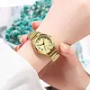 Classic style elastic spring strap watch with large digital quartz watch for men and women, Father Mother's day gift watch 1