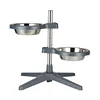 Lift dog bowl, detachable pet bowl, stainless steel food bowl, cat bowl, anti knock rack bowl, dog bowl 6