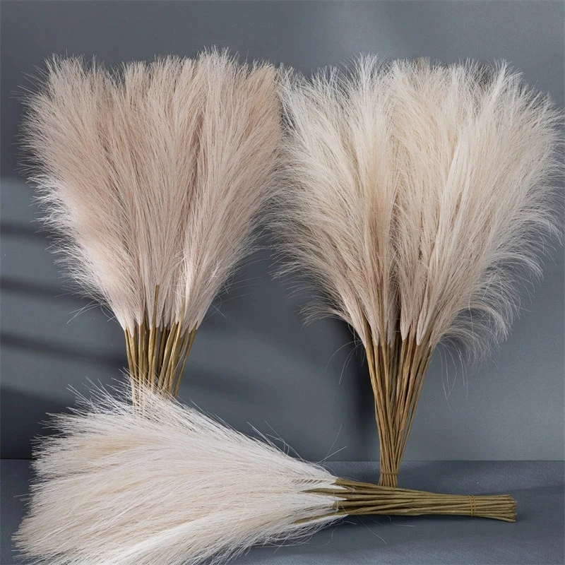 56cm Artificial Pampas Grass Bouquet Holiday Wedding Party Home