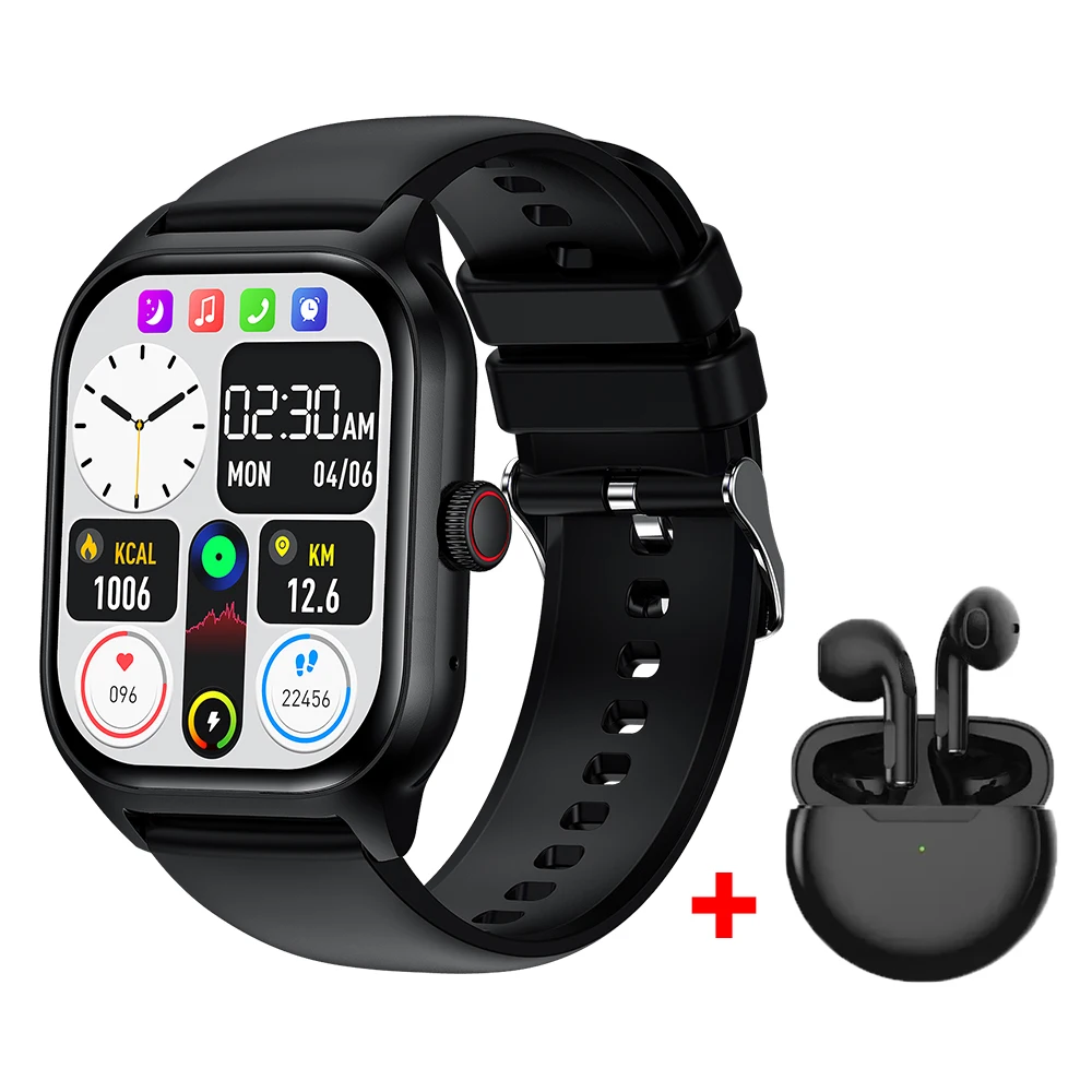 LEMFO Smart Watch Bluetooth Call Music For Men 2.01" Full Touch Dial Fitness Tracker Waterproof smart watch