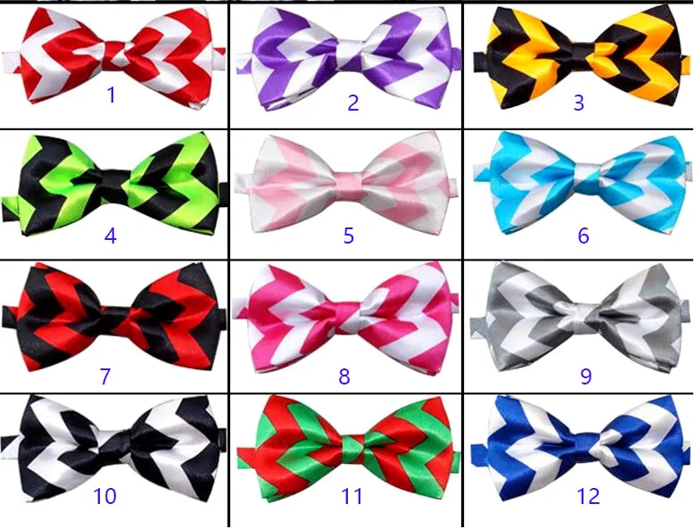 

New 20PS Double Dog Bow Tie Wave Stripes Samll Dog Bowtie Collar For Dogs Pets Grooming Accessories Dog Accessories Pet Supplies