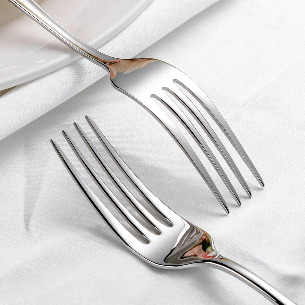 Gold Plated Dinner Forks Set 7.95&ldquo; Food Grade 18-10 Steel Luxury Dishwasher Safe Salad Fork Table Fork Set With Hammered Handle gold plated fork set