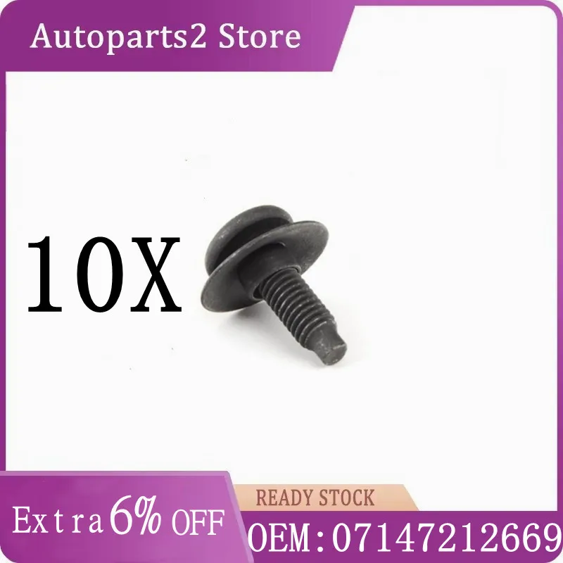 10x Bolts Headlight Head Light Lamp-Headlamp Assembly For BMW 07147212669