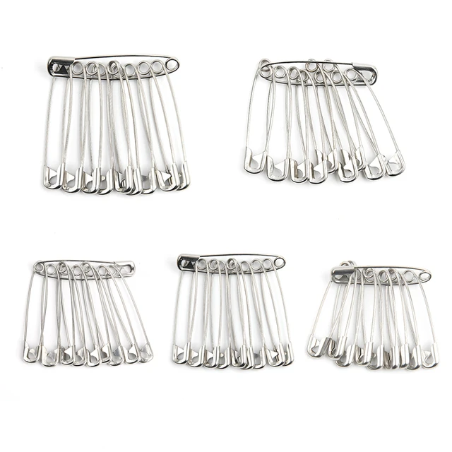5pcs Stainless Steel Safety Pins DIY Needles Large Pin For Clothes Safety  Pin Paper Clip Brooch Apparel Accessories Wholesale - AliExpress