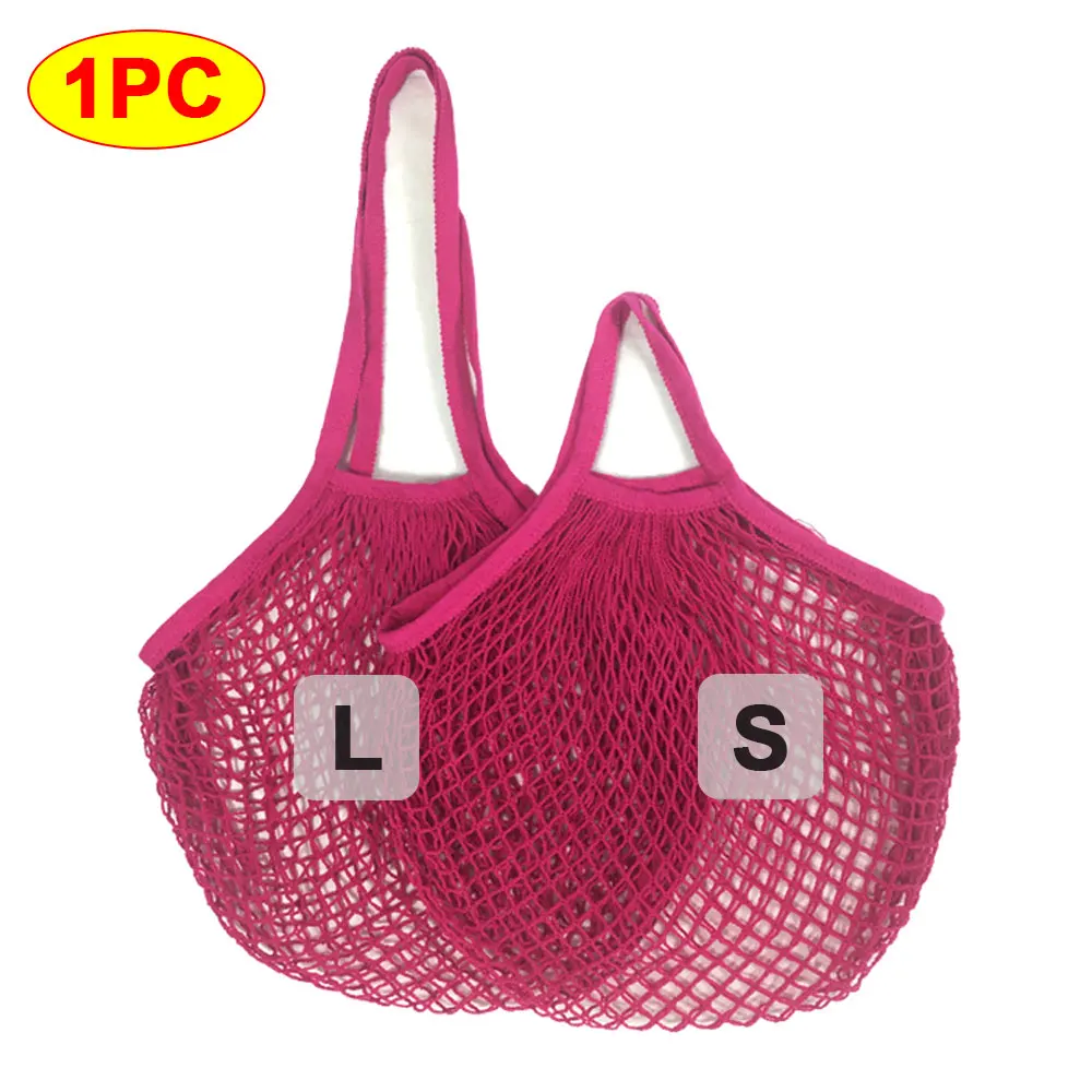 Portable Reusable Cotton Mesh Shopping Bag
