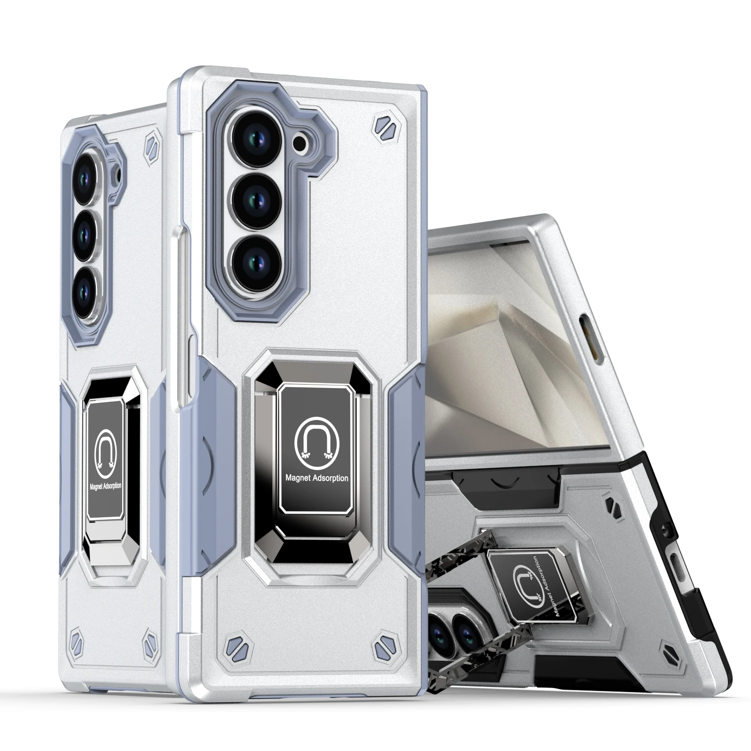 Robuste Handyhülle Für Samsung Galaxy Z Fold Mit Magnetständer_voghion.com