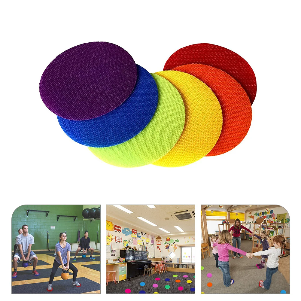 

50 Pcs Mark Colorful Teacher Supplies for Classroom Decorate Floor Spots Markers Nylon Elementary Carpet Preschool