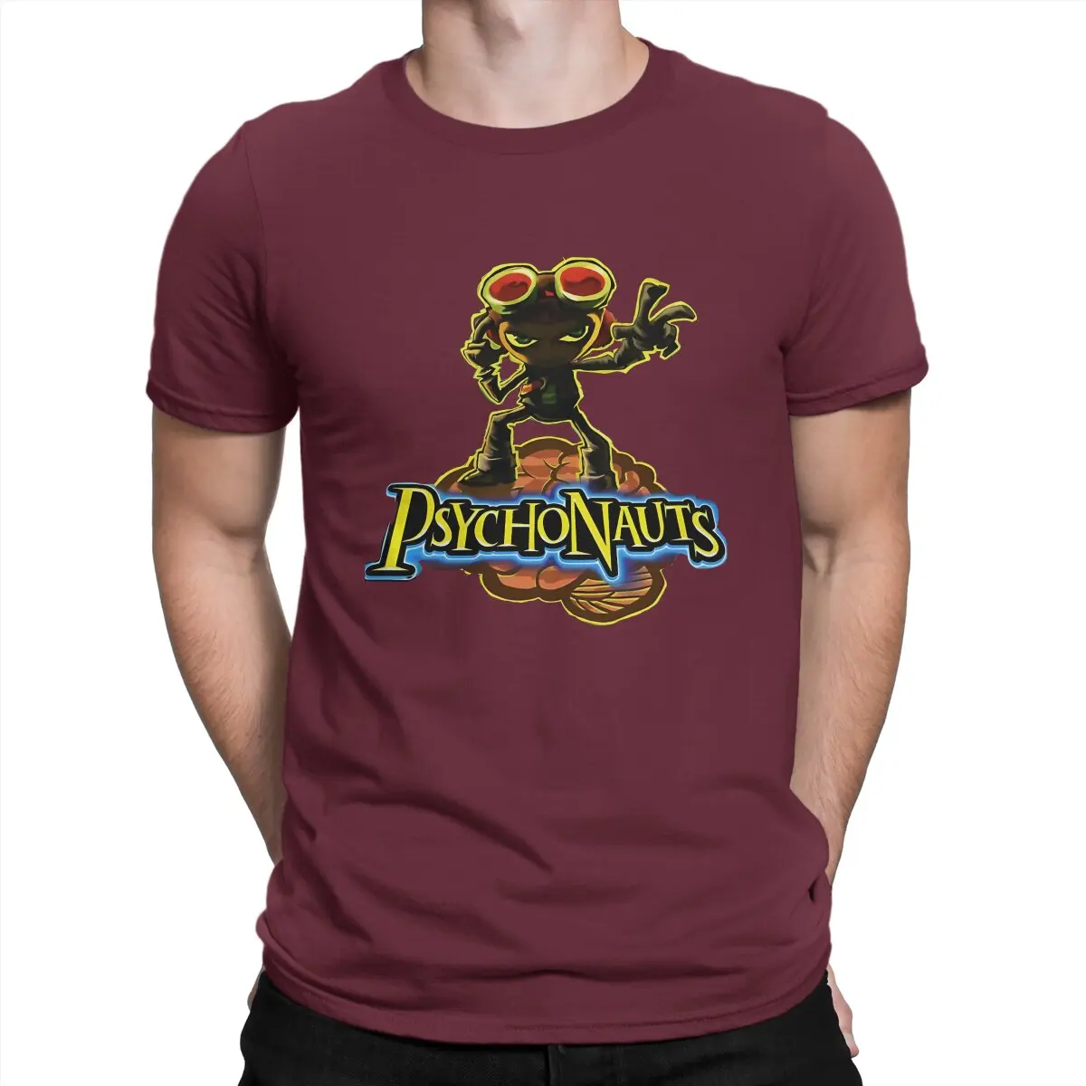thumbnail image 1 of Camiseta de Psychonauts Man, juegos, camiseta distintiva, sudaderas Harajuku, nueva tendencia, 1 of 7