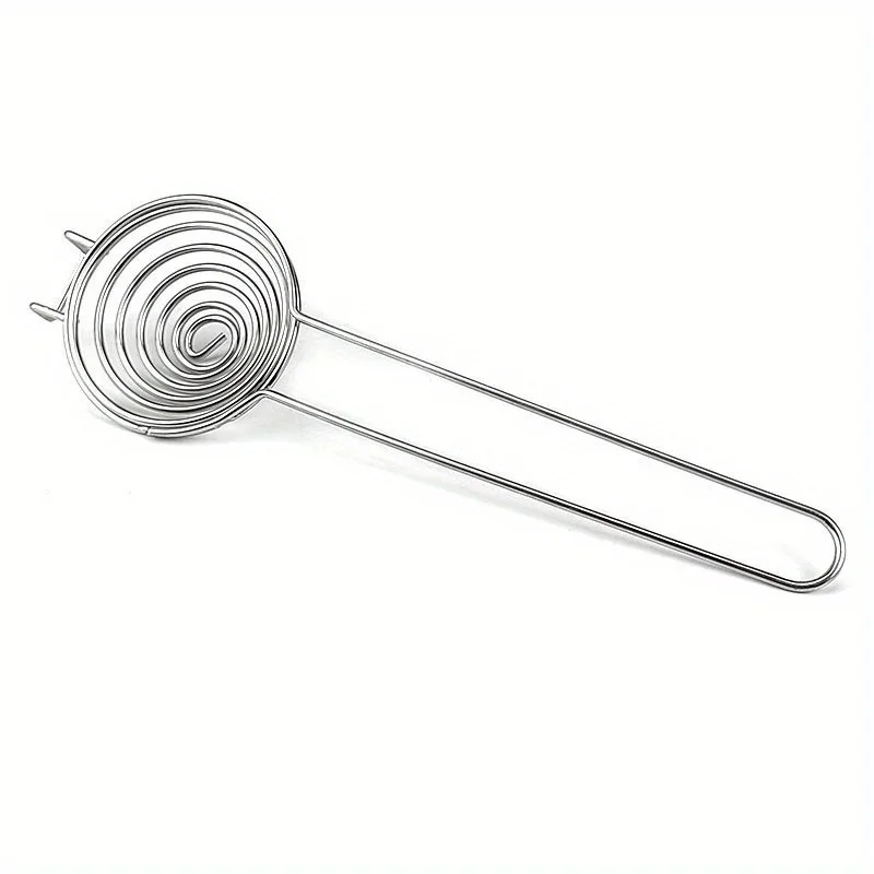 Spiral Stainless Steel Egg White Separator Portable Egg Yolk Remover Divider with Long Handle Tools for Kitchen Supplies