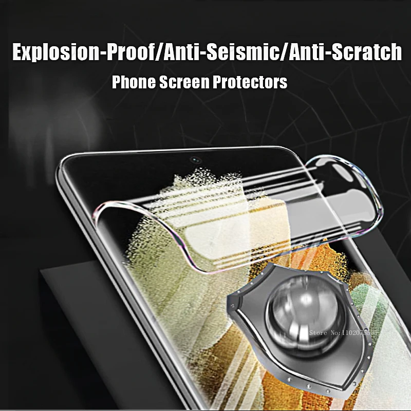 Premium HD Hydrogel Screen Protectors (4-Pack)