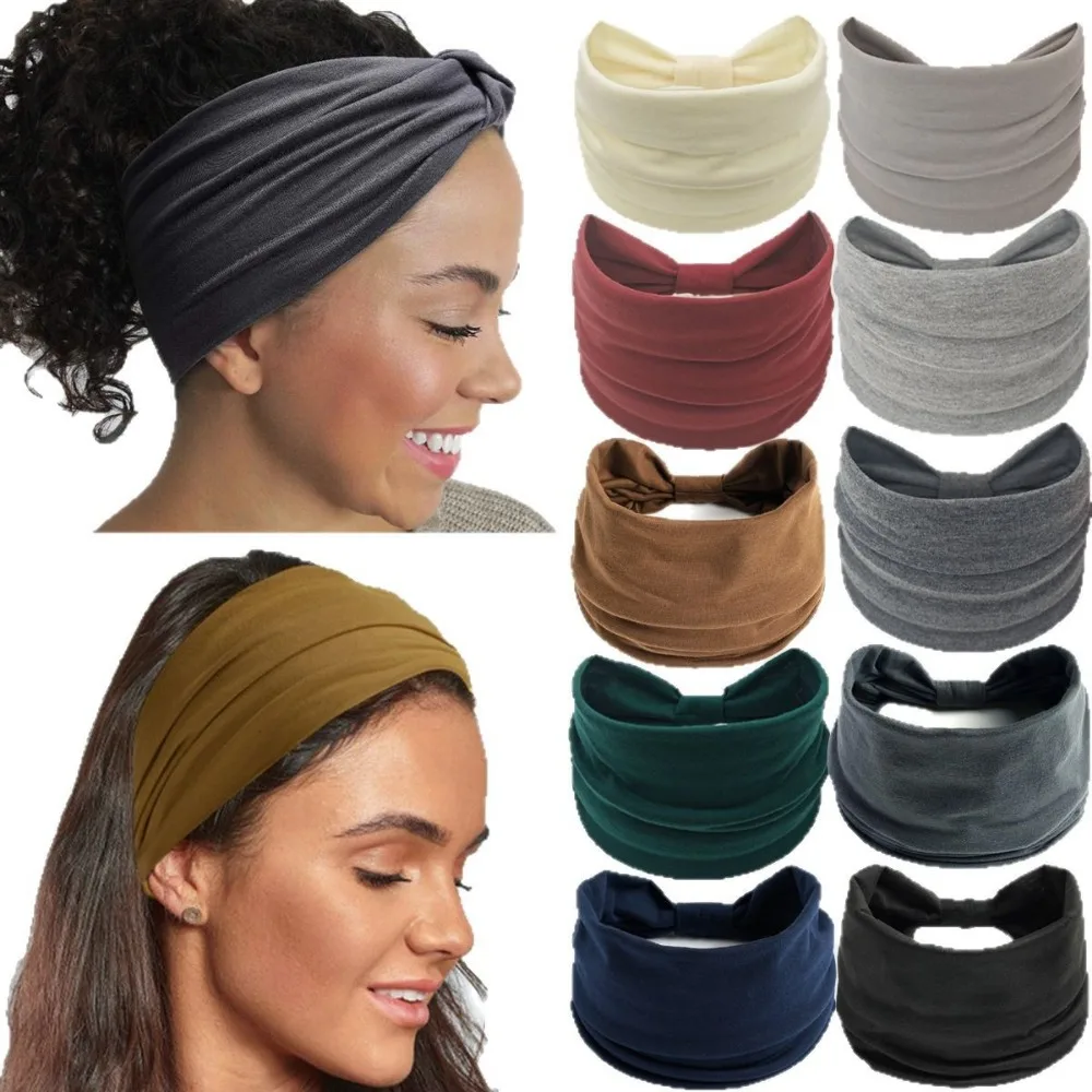 Bohemian Chic Elastic Hairbands - Stylish & Breathable Accessory