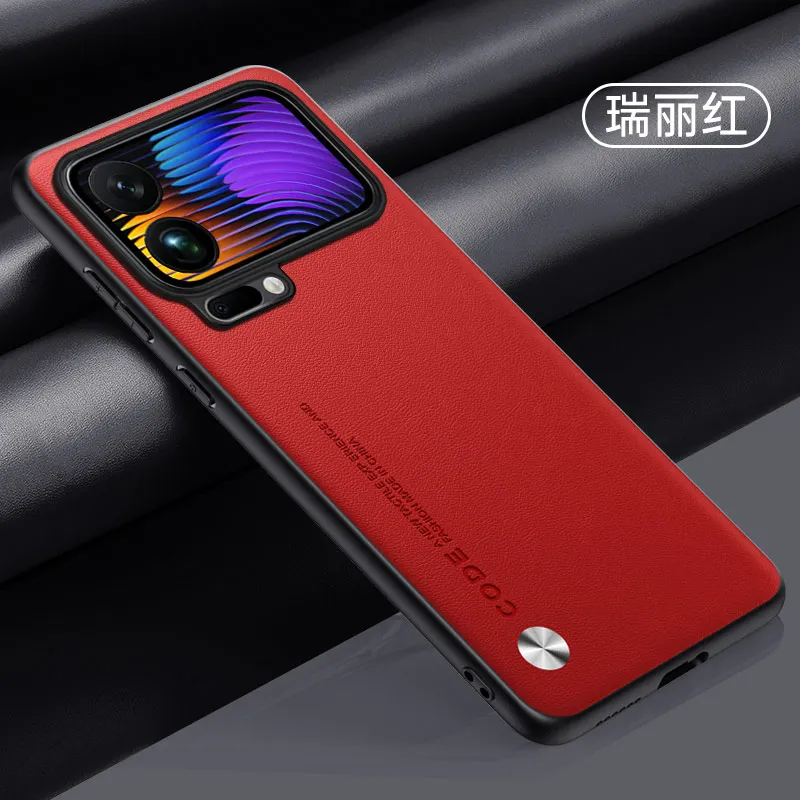 Luxury Business Sheepskin Leather PU Phone Case - All-Inclusive Lens Back Cover