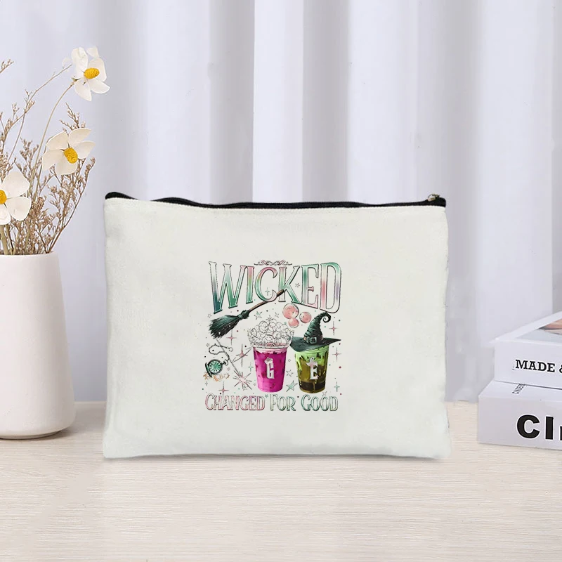 Wicked The Musical Makeup Bag Glinda Elphaba Inspired Musical Lover Gifts Cosmetic Bag Musical Theater Fans Gift Toiletry Pouch 2