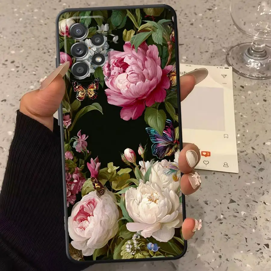 Van Gogh And Peonies Artistic Phone Case Cover