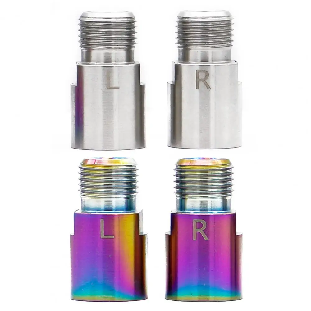 

2Pcs Portable Threaded Pedals Easy Installation Pedal Extender Axle Crank Bike Pedal Spacers Adapters Cycling Accessories