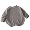 Baby Boys Basic Tee Long Sleeve T-shirts Pure Cotton Baby Girl Tops Kids T-shirt Cotton Spring Tee Shirts Baby Boy Clothes 6