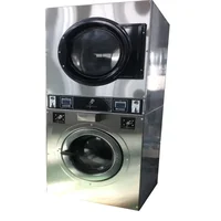 Automatic Washing Machine Industrial Laundry Commercial Laundry Equipment, Coin Operated Stacked Washing Machines and Dryers 1