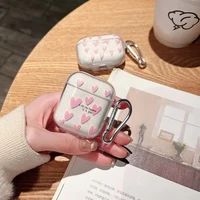 New For AirPods 4 Case Glitter Shiny Cartoon Soft Silicone Cover For AirPods 3 2 Pro 3nd Girls pink Heart Earphone Charging Box 3