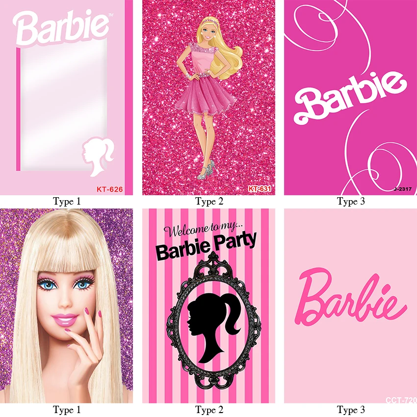 Painel lindo de Festa com Tema Barbie – O Mundo da Nuvem