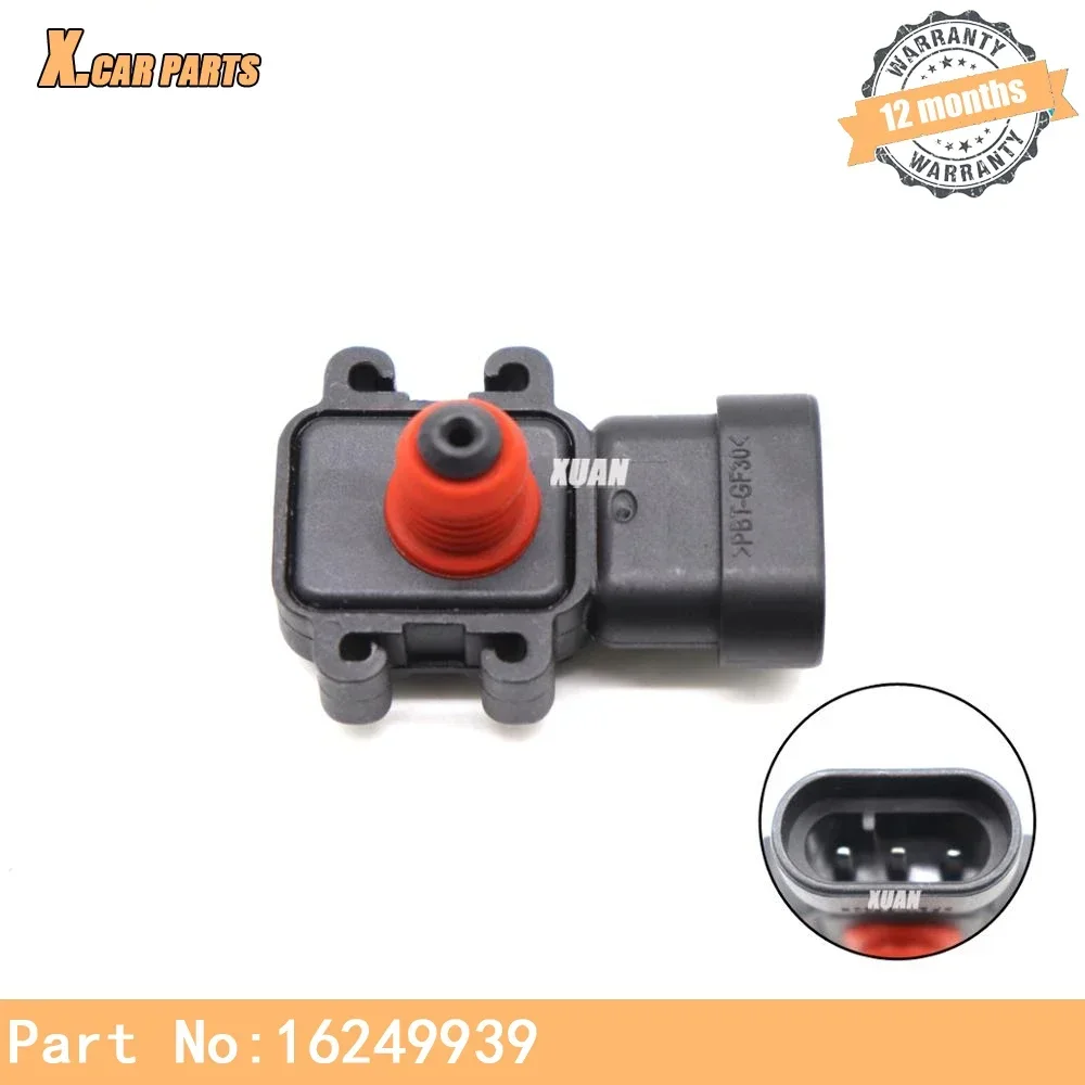 Collettore Di Pressione Dell'Aria Map Sensor 16249939 Per Hummer H2 H3 Isuzu Ascender Hombre Oldsmobile 88 98 Aurora Cutlass Intrigo