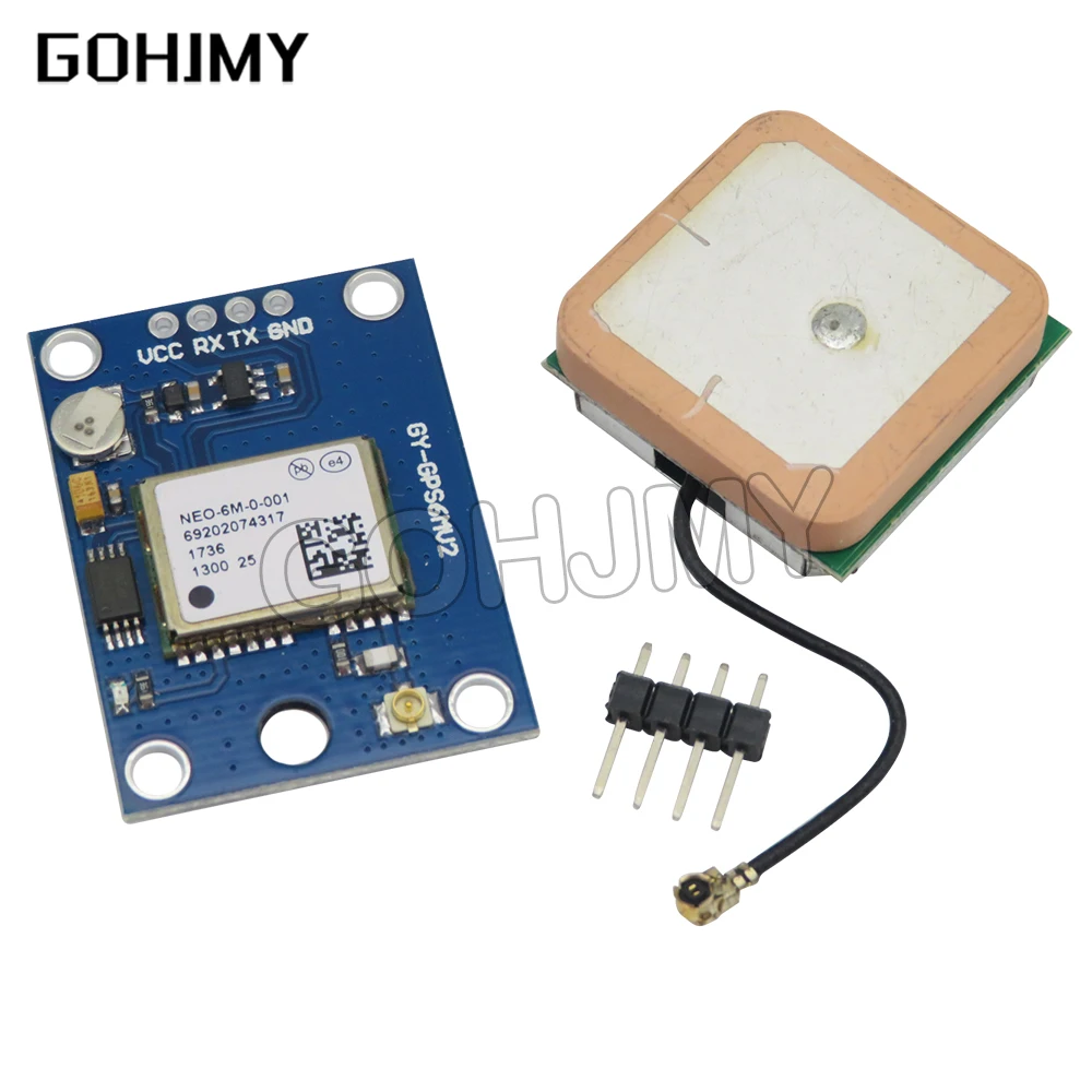 GY-NEO6MV2 NEO6MV2 GPS Module 3V-5V NEO-6M With Flight Control EEPROM ...