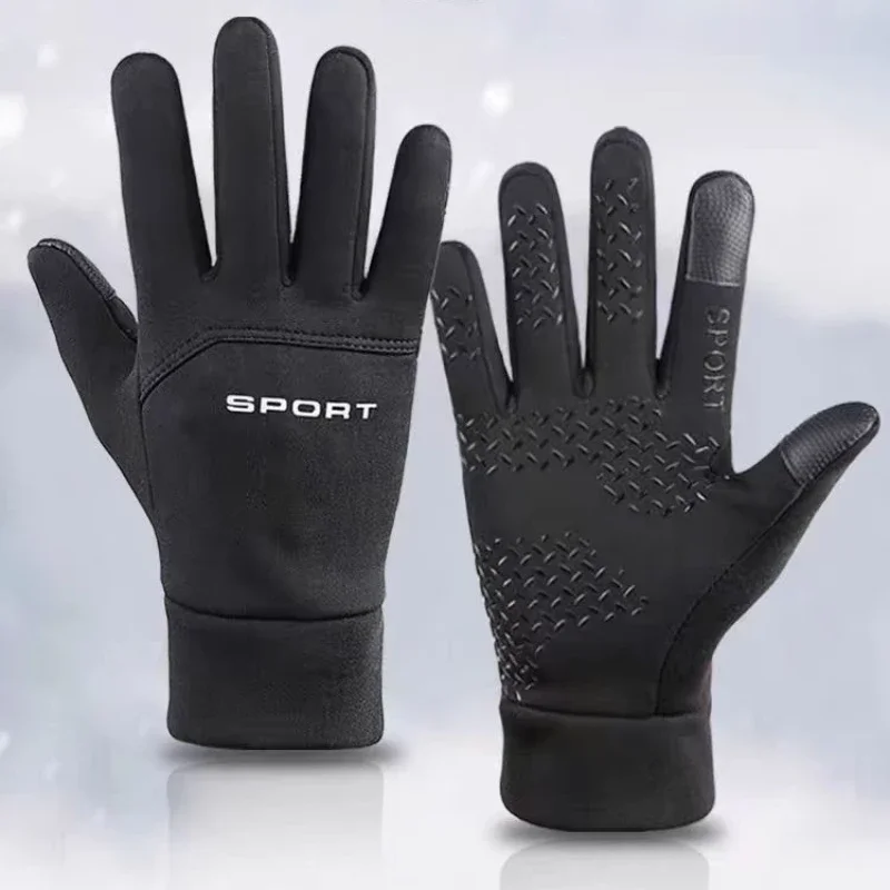Warm Gloves Winter Outdoor Sports Running Touch Screen Gym Fitness Full Finger Gloves For Men and Women Knitted Magic sports gloves,gym gloves,warm gloves,full finger gloves,running gloves