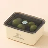 1pc Stainless Steel Food Storage Box with Lid Stackable Food Container Reusable Fruit Food Storage Box Office Metal Lunch Box 1