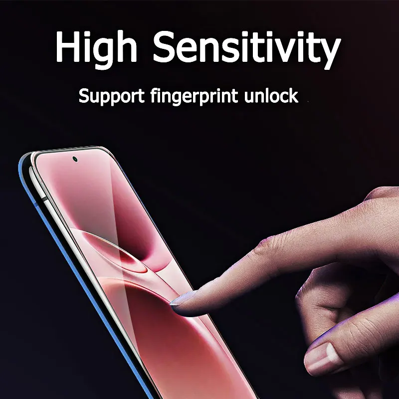 Full Cover Tempered Glass Screen Protector, Anti-Scratch & Fingerprint Resistant