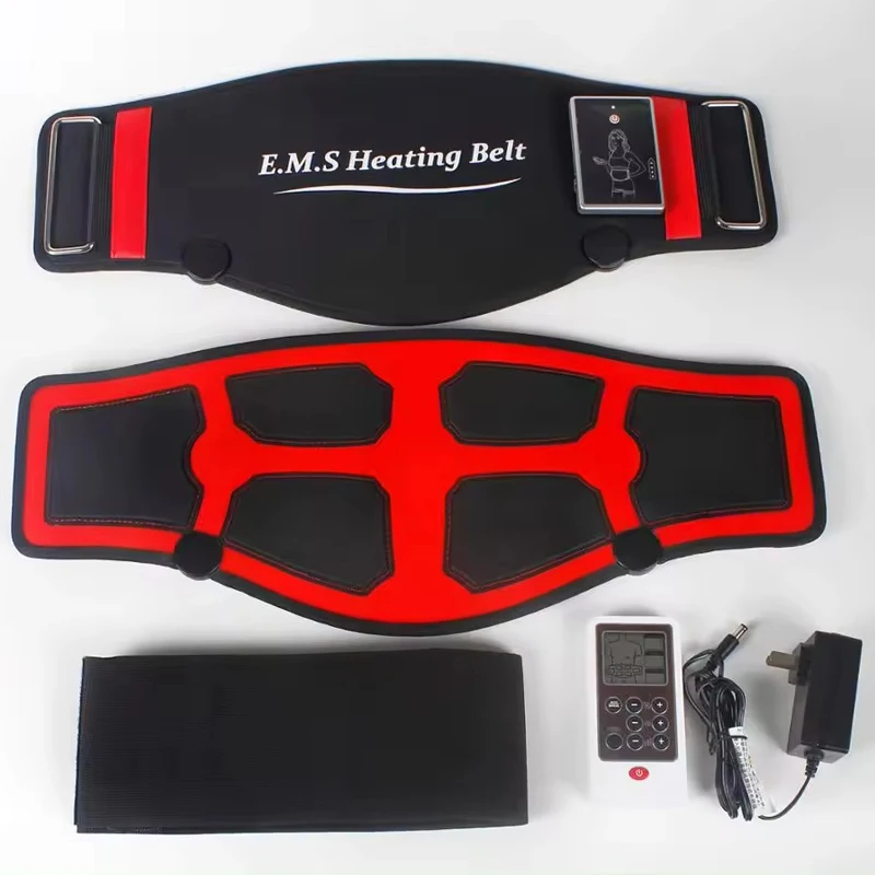 Smart EMS Wireless Abs Muscle Stimulator Abdominal Training Belts Electric Weight Loss Fitness Body Slimming Massager Unisex