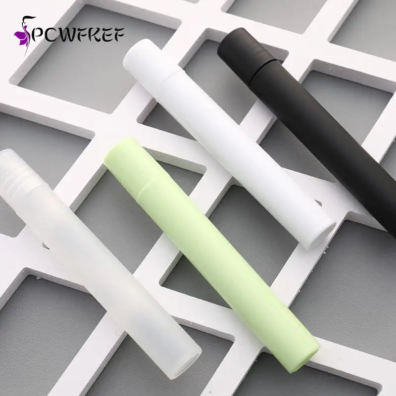 10ml 빈 향수 롤 롤러 볼 병 플라스틱 스테인레스 스틸 오일 용기