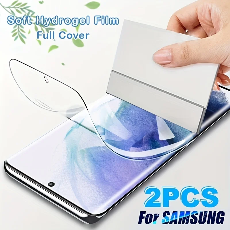 

Гидрогелевая пленка с полным покрытием для Samsung Galaxy S23 S22 S21 Ultra S20 FE S10 S9 S8 Plus Note 20 Ultra 10 Plus, защитные пленки для экрана, 2 шт.