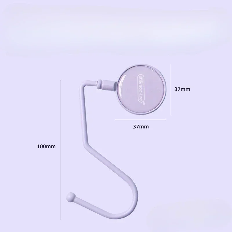 Cute Morandi Bag Hook Heavy Table Purse Bag Hooks Travel Handbag Kawaii Table Side Hanger Office Desk Organizers 1 Pcs