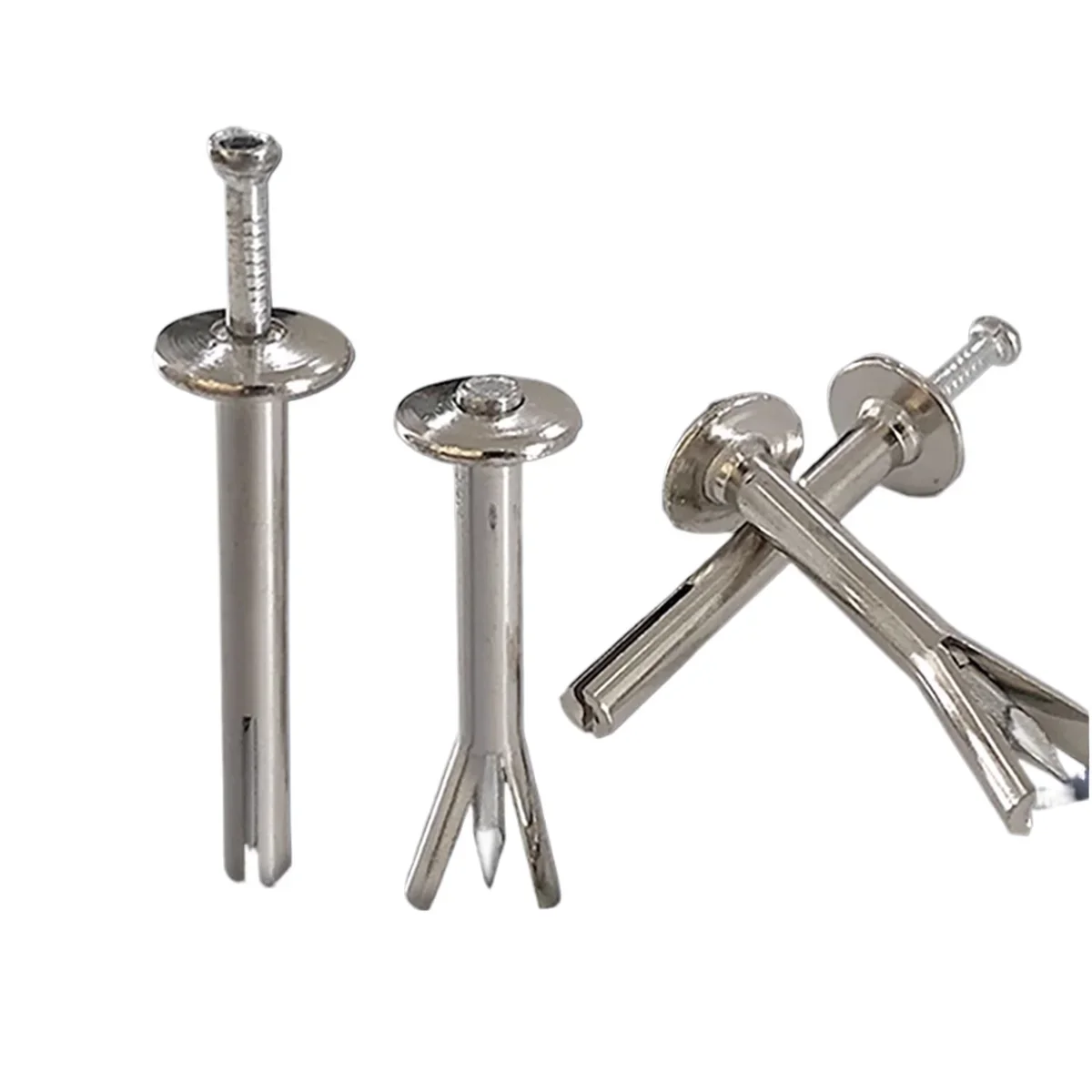 50pcs M6 Stainless Steel/ Galvanized Steel Nail Cement Screw Expansion Nail Bolt Screw Door Window Nail Fastener