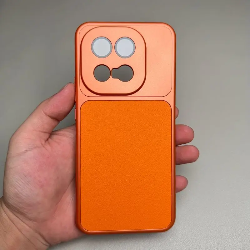 Luxury Matte Leather Protective Back Cover