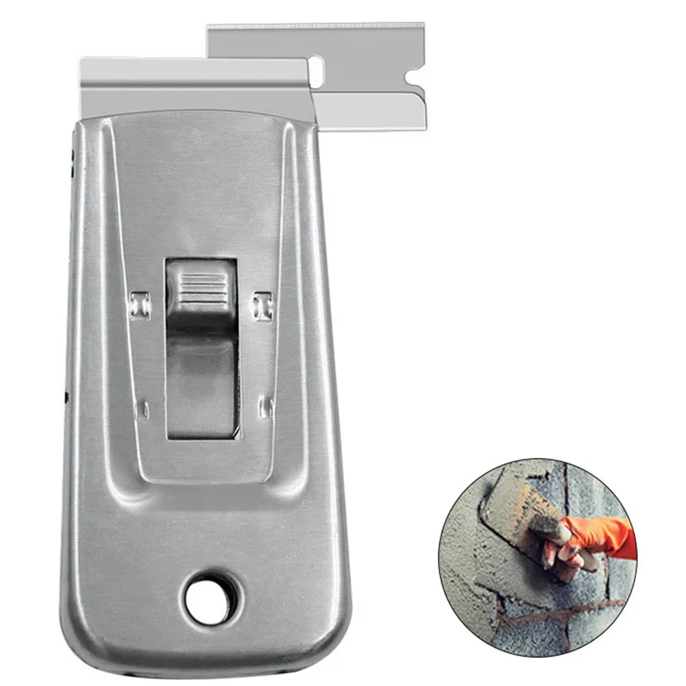 Cleaning scraper glass scraper scraper tool scraper cleaner 1pc Glass Ceramic Hob Scraper Cleaner Remover For Cleaning Oven Cooker Tools Utility Stainless Steel Blade