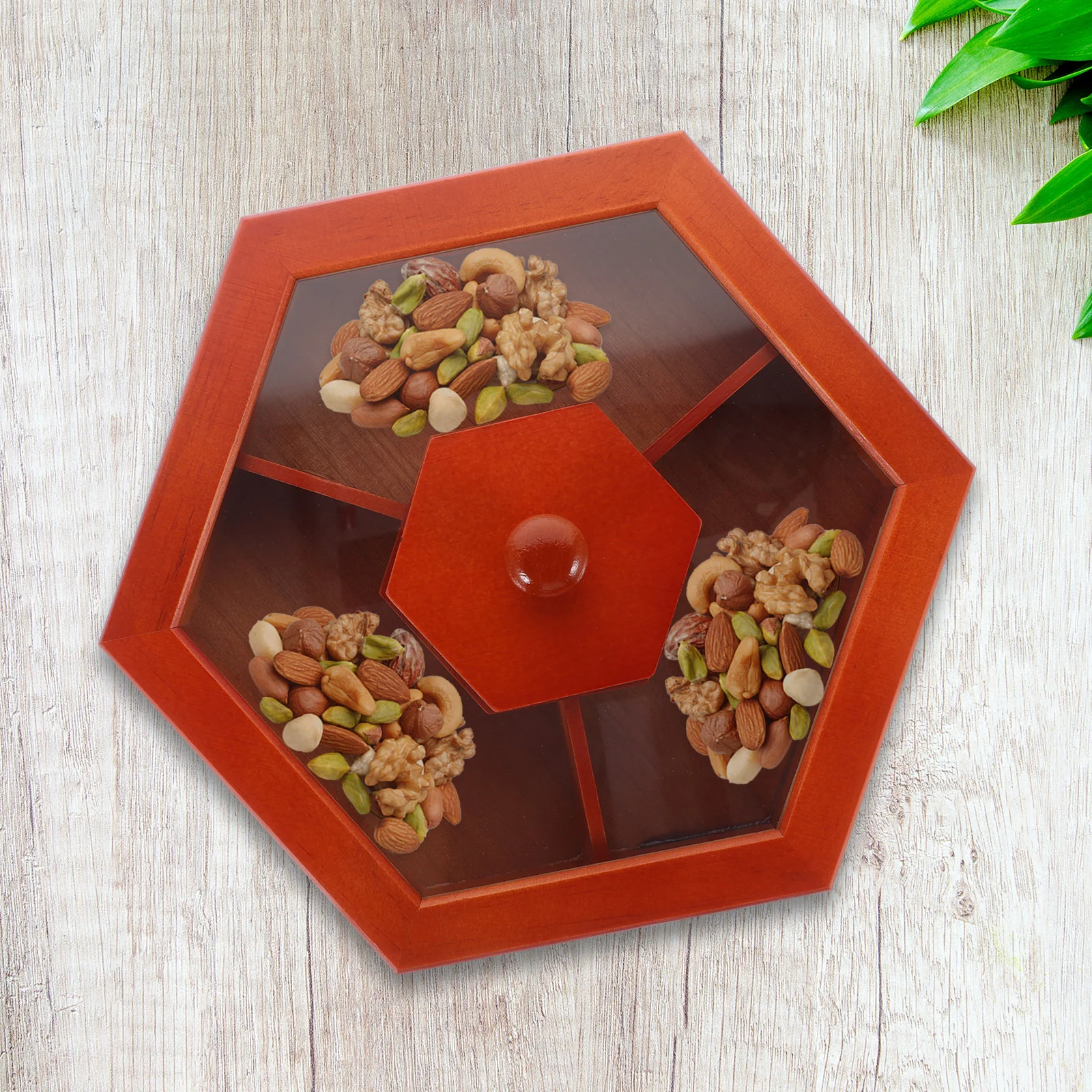 

Dried Fruit Box Household Candy Nuts Storage Box Snacks Container with Lid