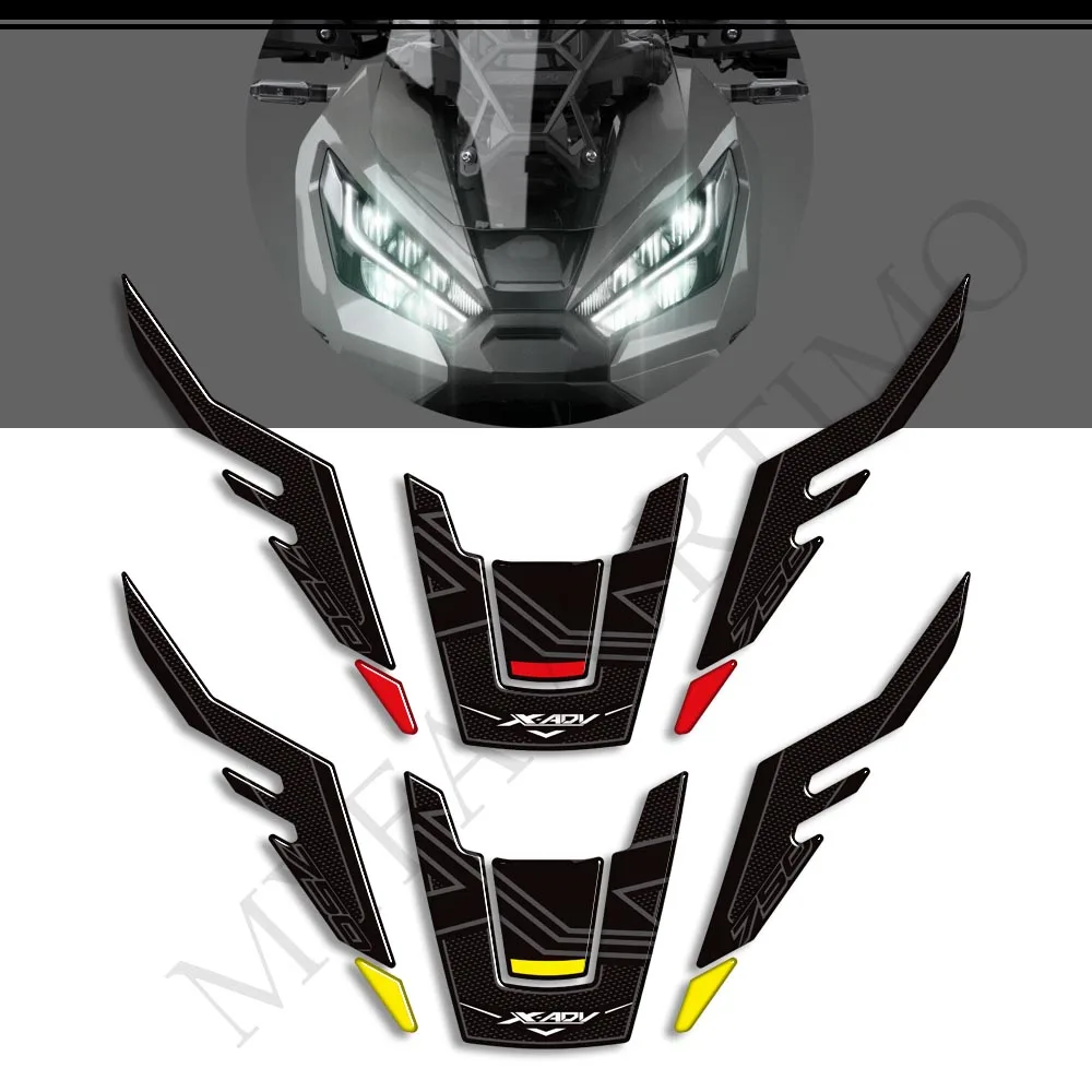 For Honda X-ADV XADV X ADV 750 2021 2022 2023 2024 Motorcycle Tank Pad Protector Wheel Decals Windshield Body Fender Stickers