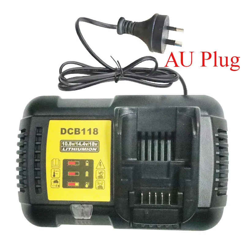 DeWalt용 리튬 이온 배터리 충전기, 충전 4.5A, DCB118, 10.8V, 12V, 14.4V, 18V, 20V, 60V, DCB101, DCB200, DCB140, DCB105, DCB112, DC