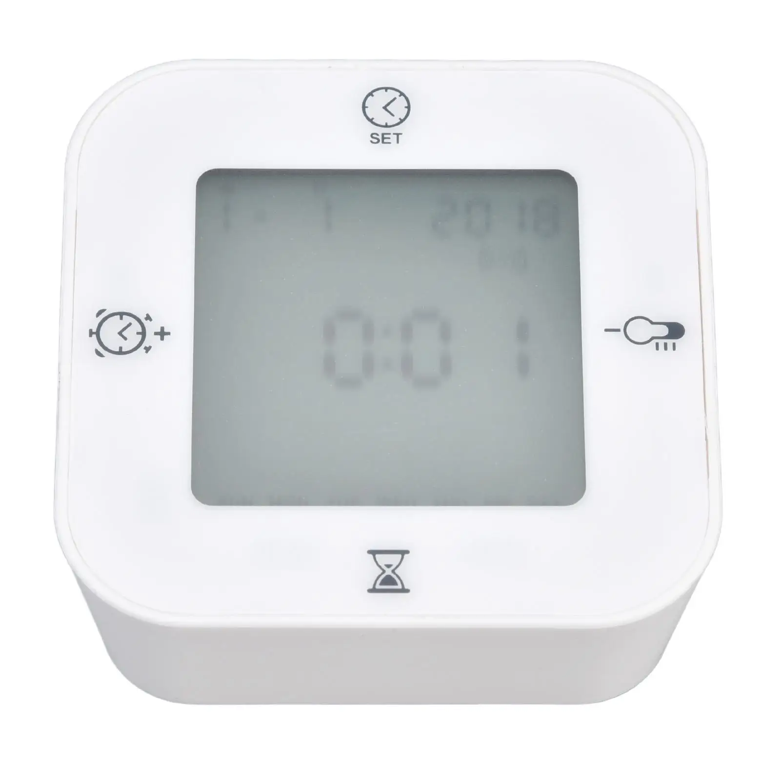 Digital Thermo Hygrometer for alarm Clock with Voice Control & Backlight-Gravity Sensor for temperature Display