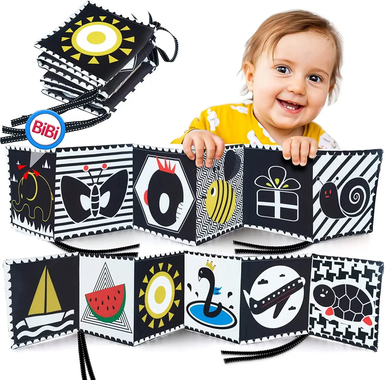 Zintuiglijke Boek Voor Baby 'S 1 Baby Speelgoed 12 Maanden Pasgeboren Wieg Educatief Speelgoed Doek Boeken Montessori Speelgoed baby Boek -