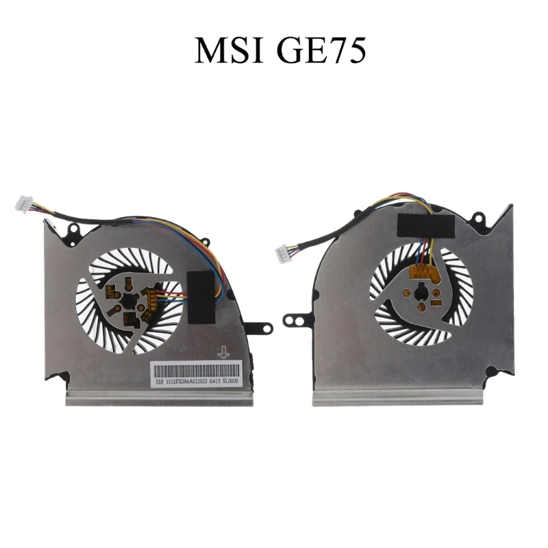 

2024 New Laptop CPU GPU Cooling Fan Cooler Radiators for MSI GE75 GP75 GL75 WE75 VR MS-17E2/E4/E7 N417N414 Laptop Radiators