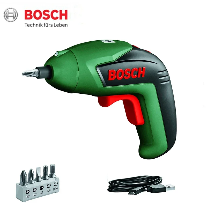 Bosch Avvitatore Elettrico A Batteria Usb Ricaricabile Mini Trapano Elettrico Utensile Elettrico Portatile Home Diy Ixo 7/6 Cavalletto Crewdrive
